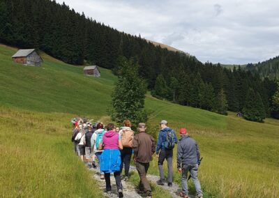 Start der Wanderung Richtung Altschen